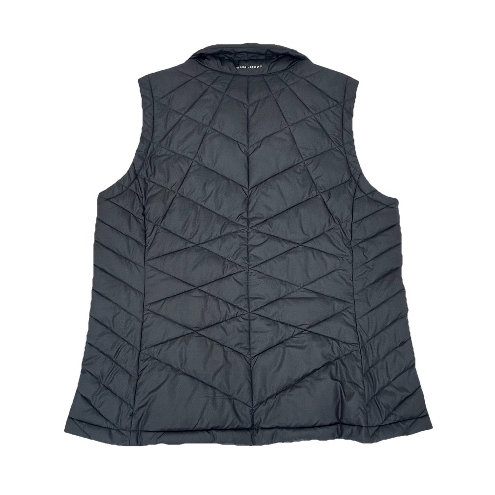 Columbia Omni Heat Insulated Puffer Vest Womens XL Black Lightweight Outdoor - Picture 7 of 11